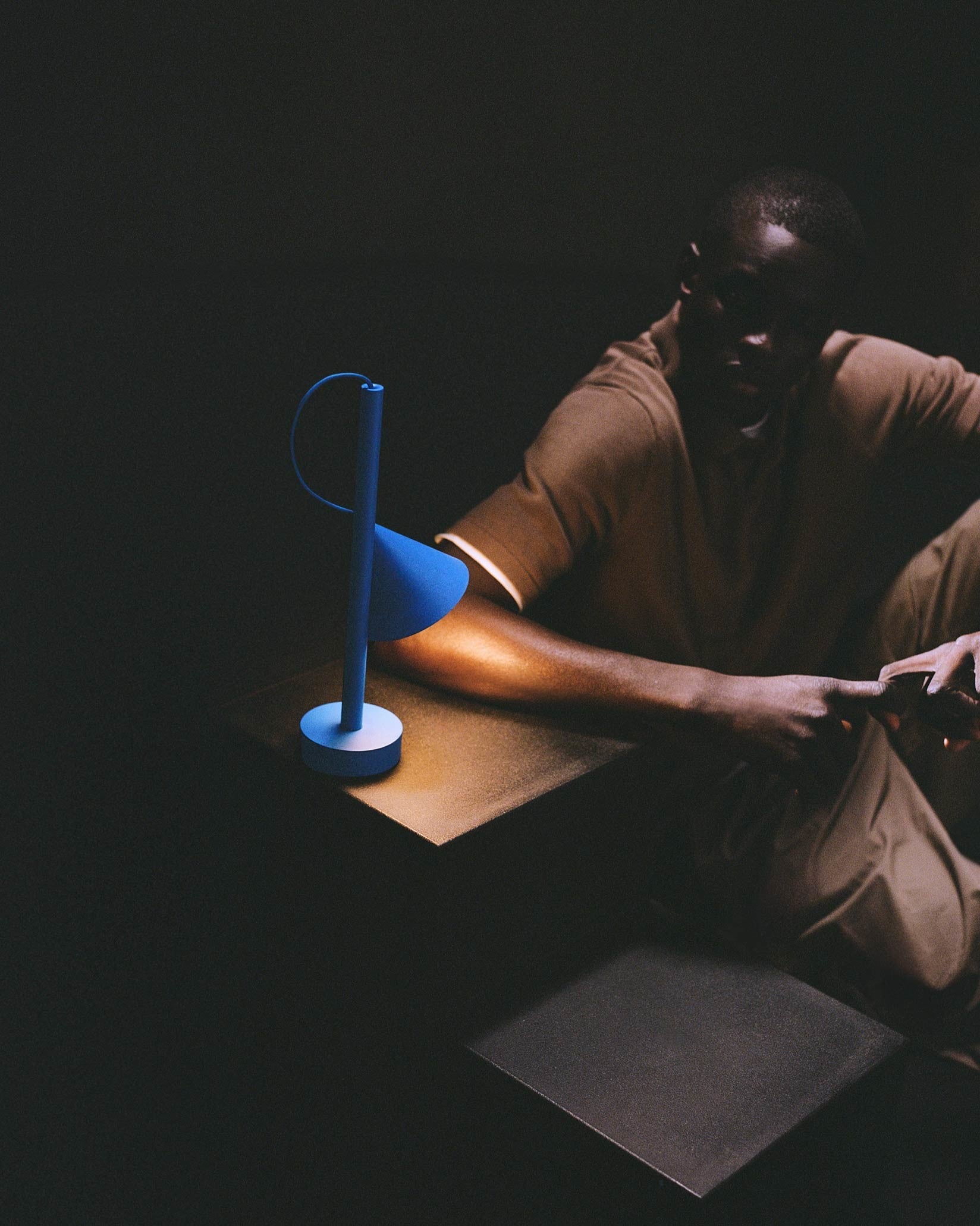 Tsumiki white Portable lamp Alessi 1