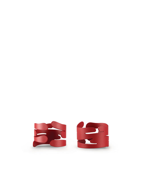 Barkring red Napkin ring Alessi
