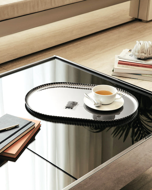 Pleats steel Tray Alessi 1