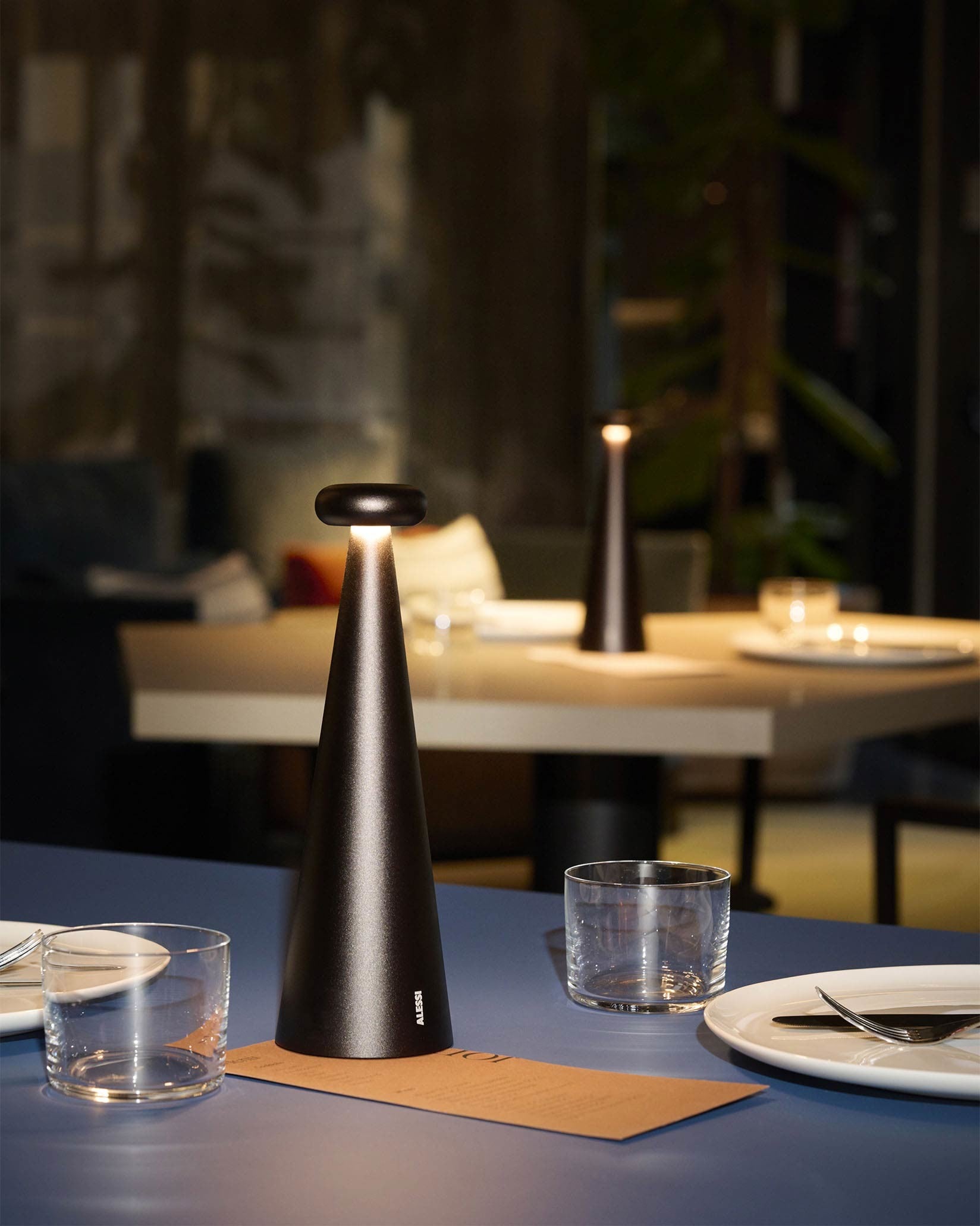 Bedin brown Table lamp Alessi 1