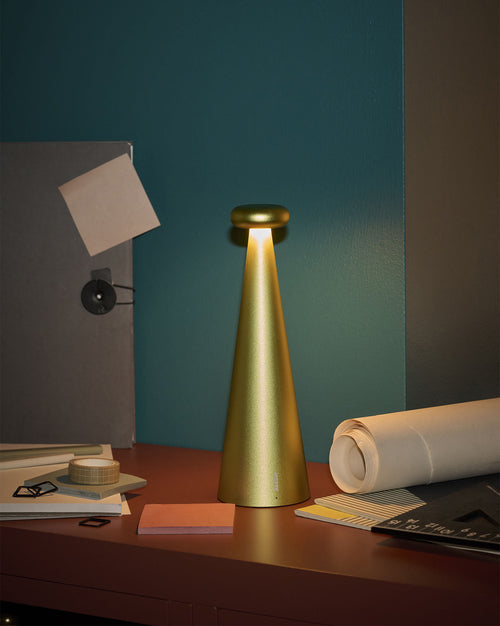 Bedin brown Table lamp Alessi 2