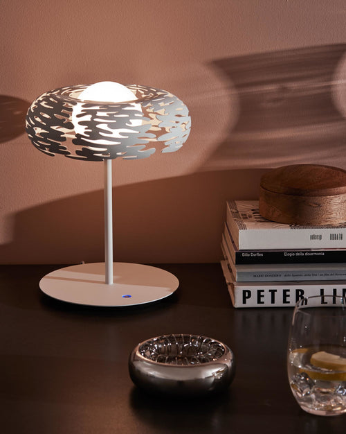 Barklamp stainless steel Table lamp Alessi 1