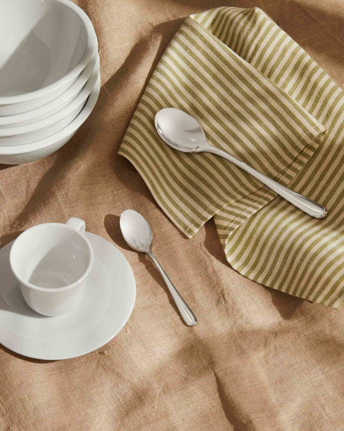 Caccia Default Title Ice cream spoon. 6 pieces Alessi 1