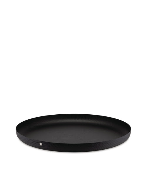 JM14 T black Round tray Alessi