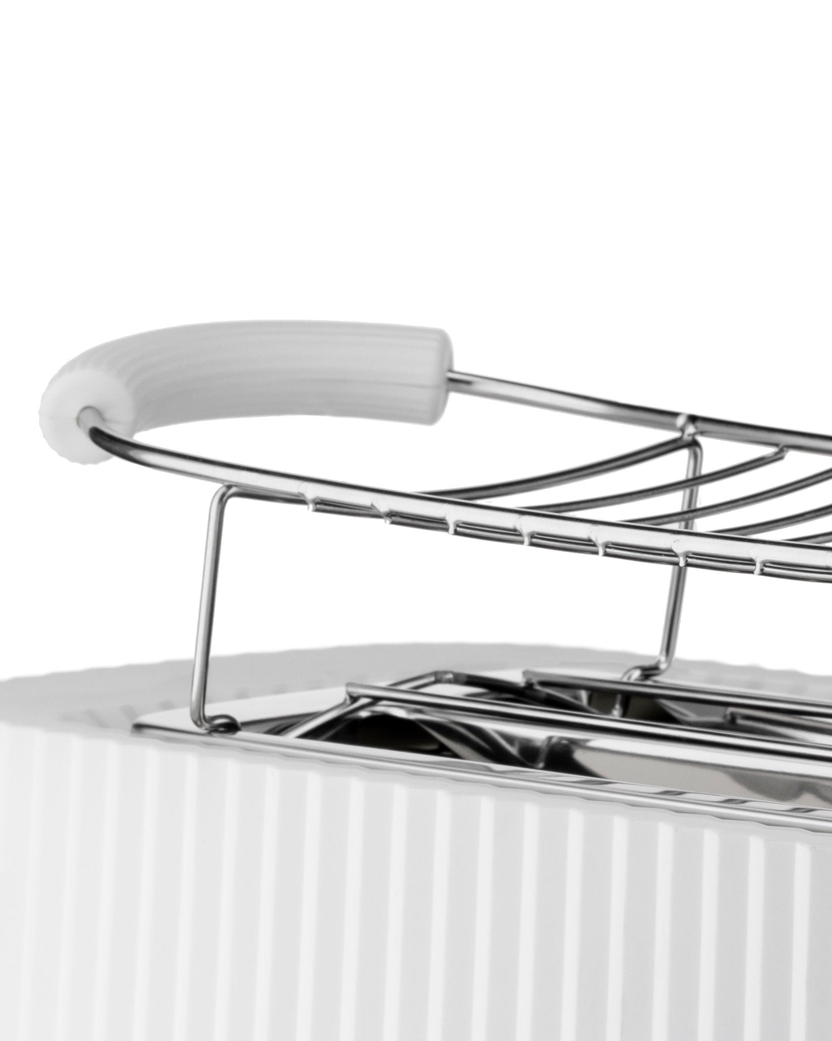 Plissé black Long double compartment toaster Alessi 2