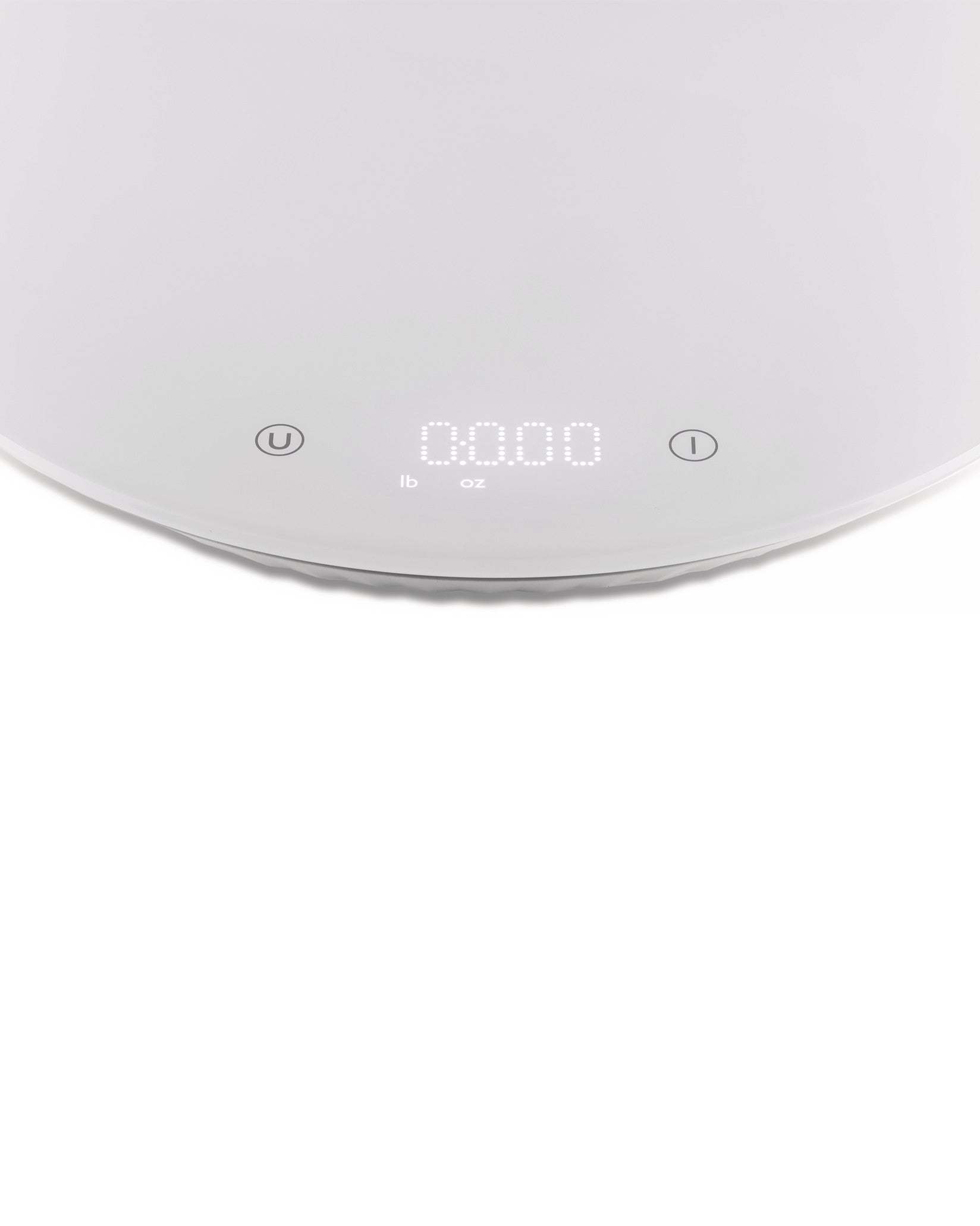 Plissé white Digital kitchen scale Alessi 4