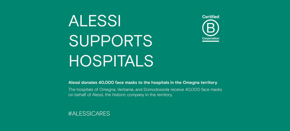 ALESSI DONATES 40.000 PROTECTIVE MASKS TO LOCAL HOSPITALS