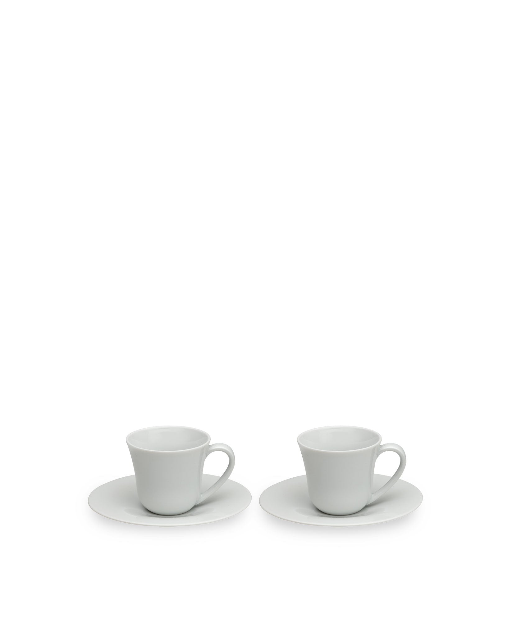 KU Default Title Set of two mocha cups with saucers Alessi