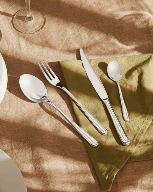 Caccia knife hollow handle Cutlery set 24 pieces Alessi