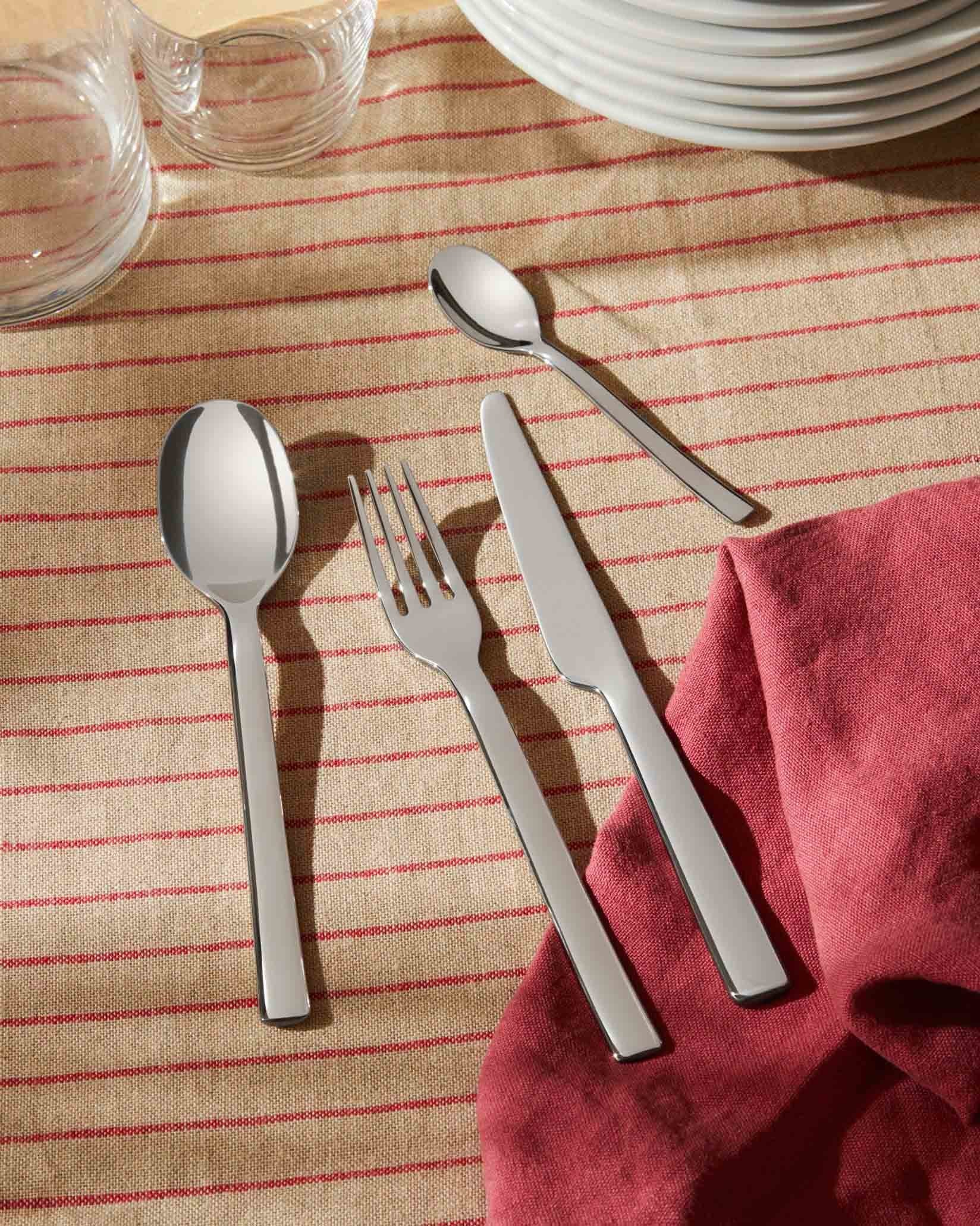 Ovale Default Title Mocha coffee spoon. 6 pieces Alessi 1