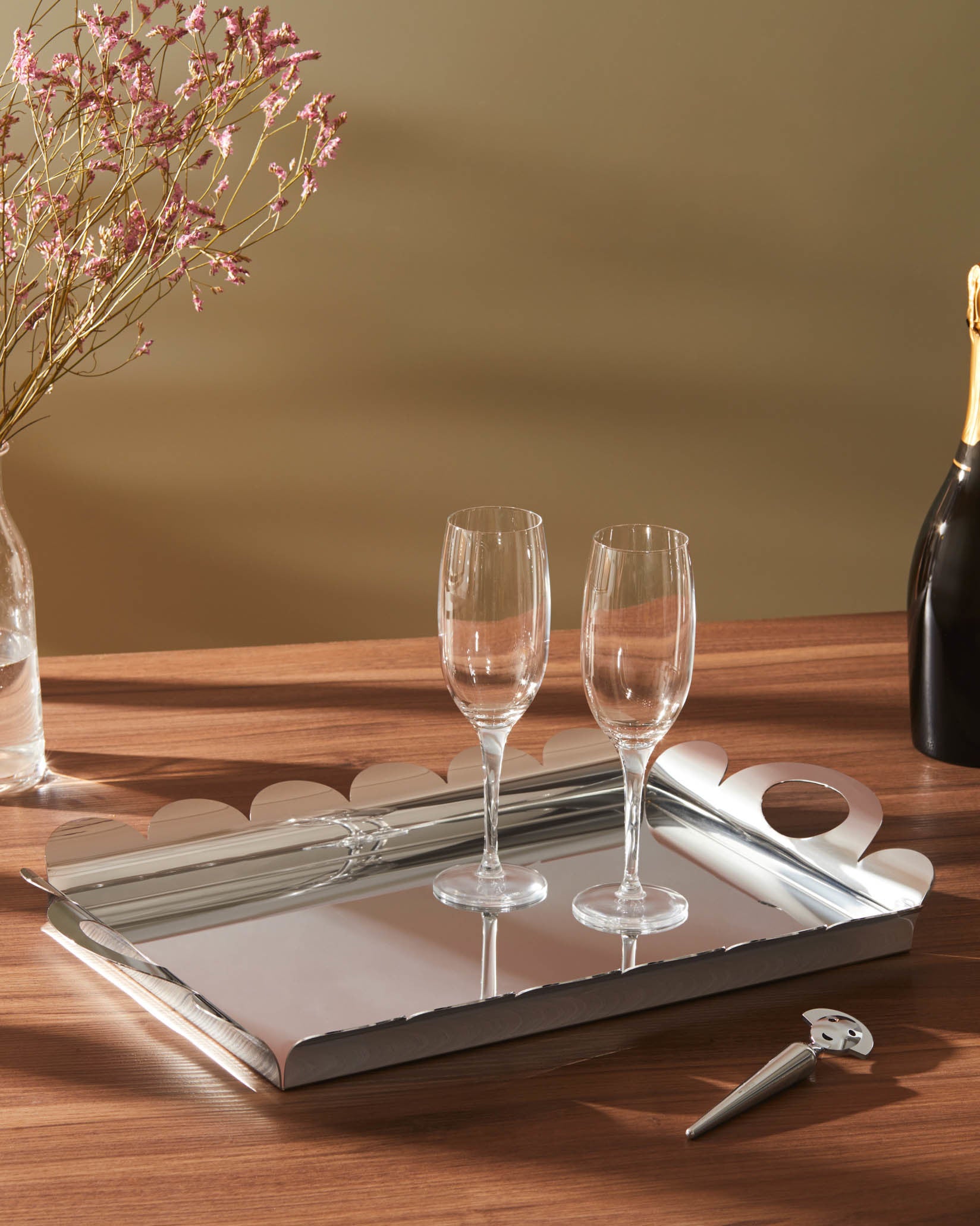 Recinto Default Title Rectangular tray with handles Alessi