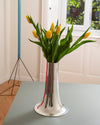 Trumpet silver-plated brass Flower vase Alessi 1