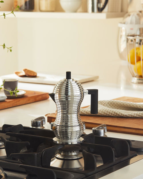 Pulcina cups 3 Espresso coffee maker. Induction. Alessi