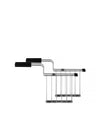 Toru Default Title Set of two toaster racks Alessi