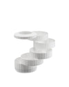 Plissé white Capsule holder Alessi