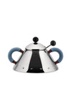 9097 light blue Sugar bowl with spoon Alessi