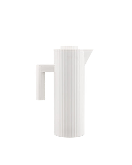 Plissé white Thermo insulated jug Alessi 4