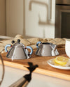 9097 light blue Sugar bowl with spoon Alessi 1