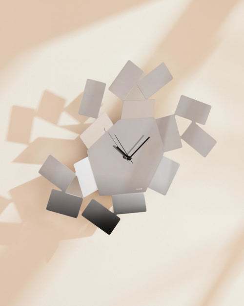 La Stanza dello Scirocco black Wall clock Alessi