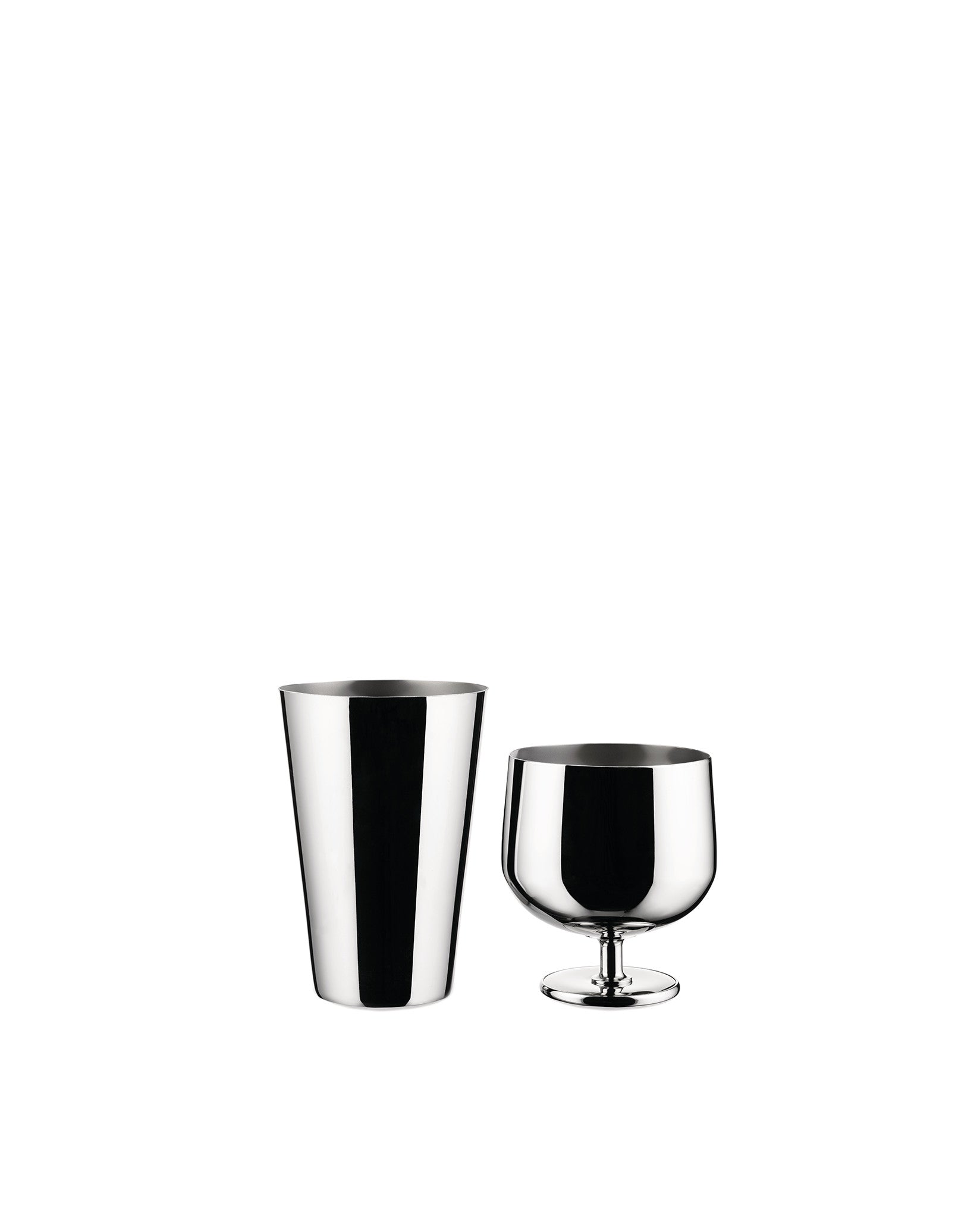 The tending box Default Title “Parisienne” cocktail shaker in 18/10 stainless steel. Alessi