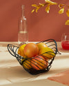 Trinity black, cm 26 || inch 10¼″ Citrus basket Alessi