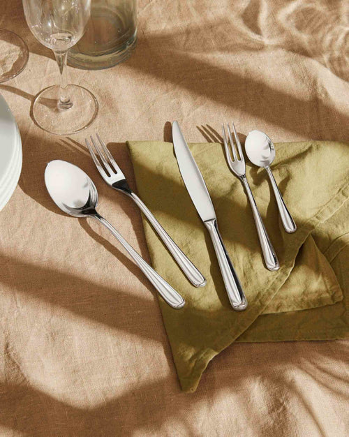 Caccia monobloc Table knife. 6 pieces Alessi