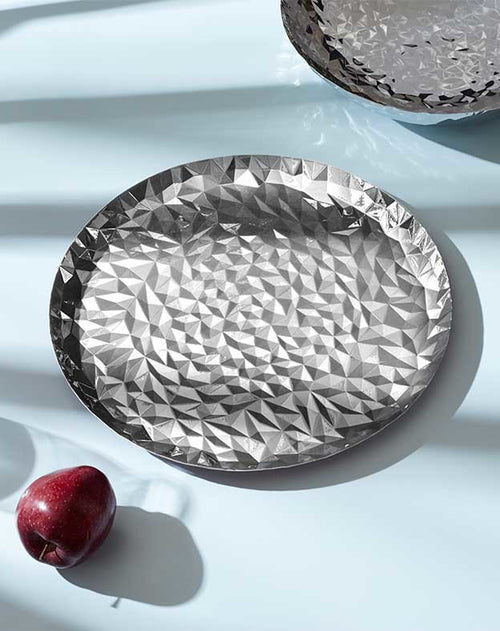 Joy n. 3 stainless steel Round tray Alessi