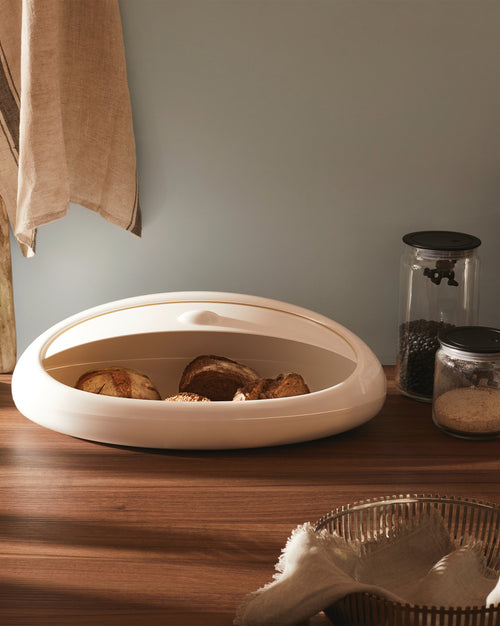 Gnam black Bread bin Alessi