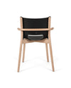 Poêle Collection black Monoshell chair with armrests Alessi 4