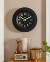 Momento black Wall clock Alessi