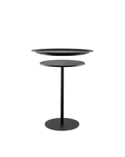 Op-la black Table/tray Alessi