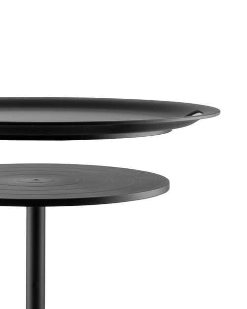 Op-la black Table/tray Alessi