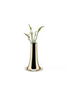 Trumpet silver-plated brass Flower vase Alessi 3