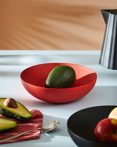 Double black, cm 25 || inch 9¾″ Bowl Alessi