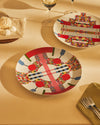 Holyhedrics decoration 1, porcelain Pastry plate Alessi