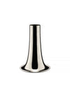 Trumpet silver-plated brass Flower vase Alessi