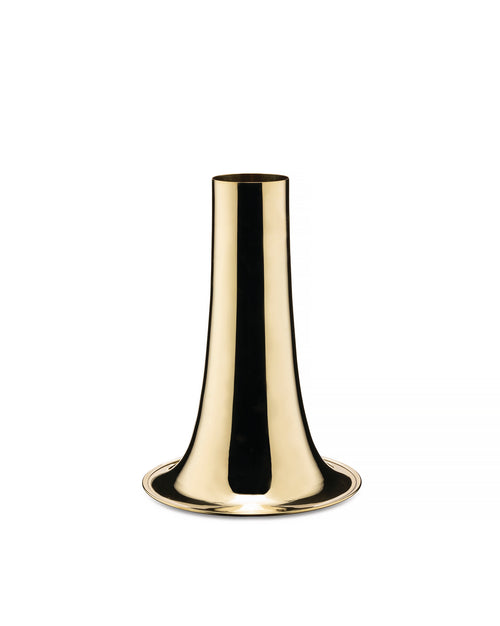 Trumpet brass Flower vase Alessi