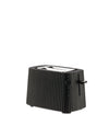 Plissé black Toaster. European plug Alessi