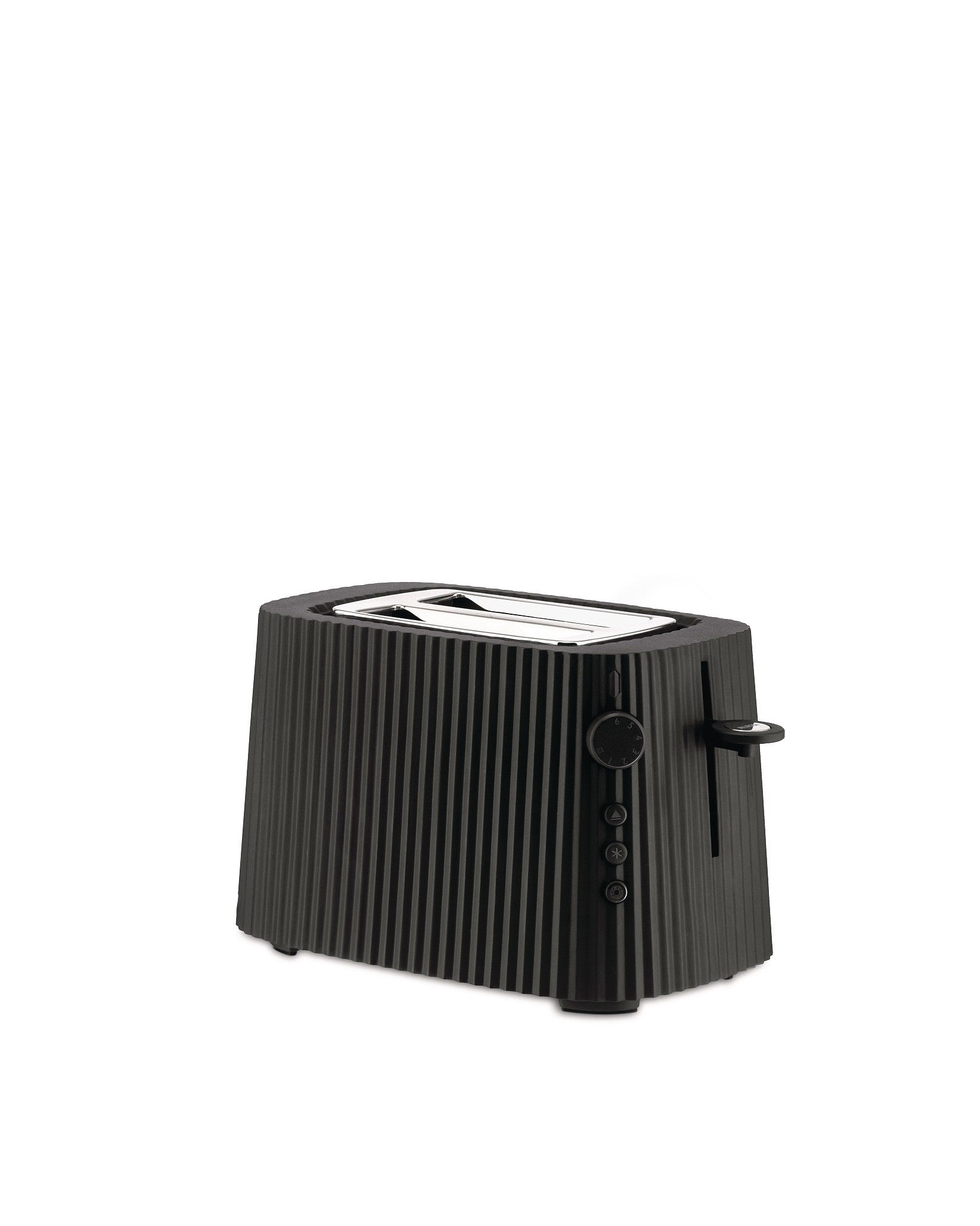 Plissé black Toaster. European plug Alessi