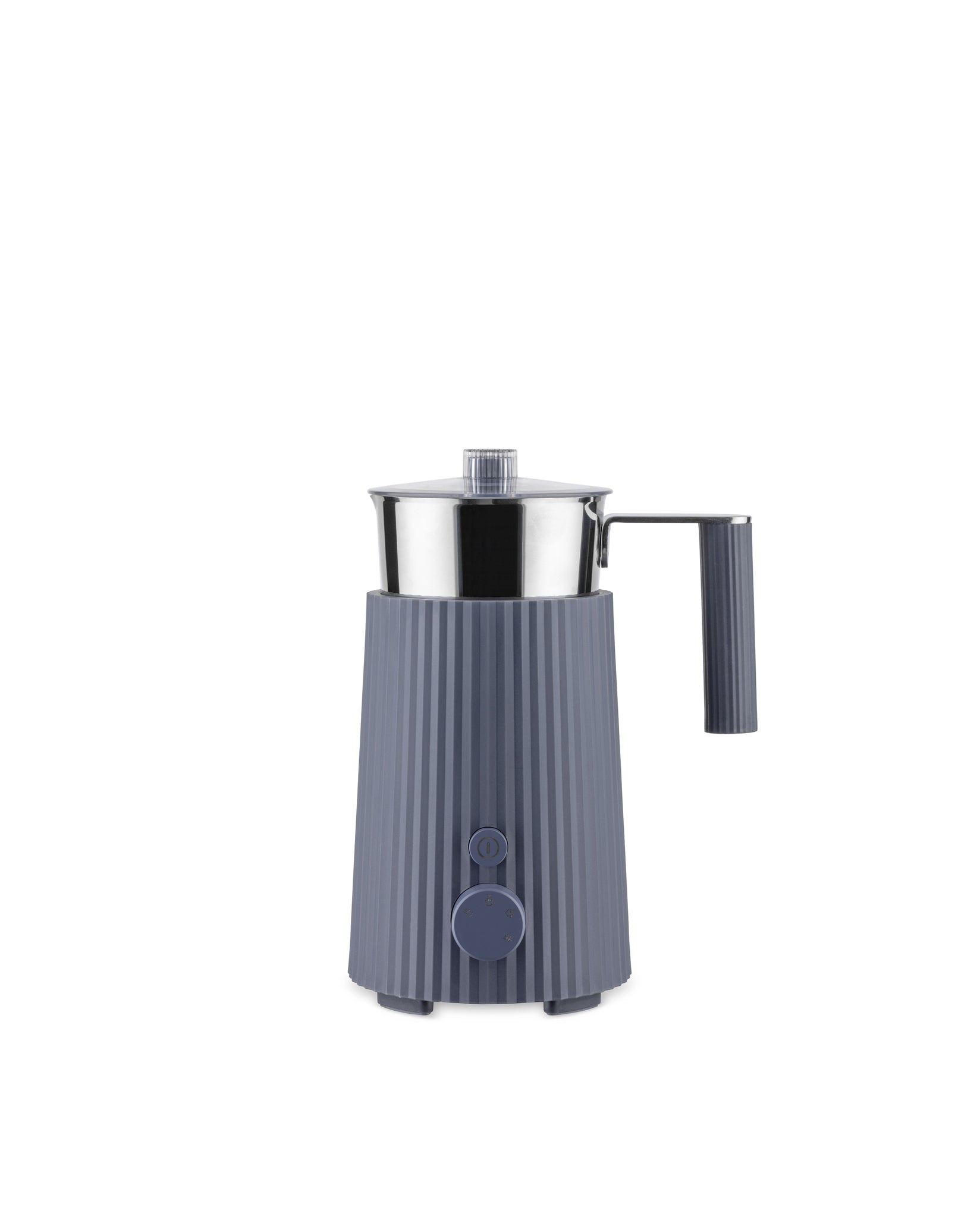 Plissé grey Multi-function milk frother. European plug Alessi