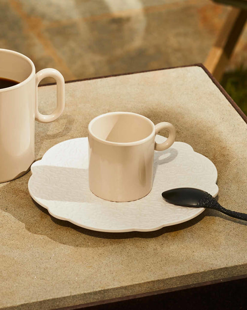 Dressed en plein air Default Title Saucer for mocha cup. 4 pieces Alessi