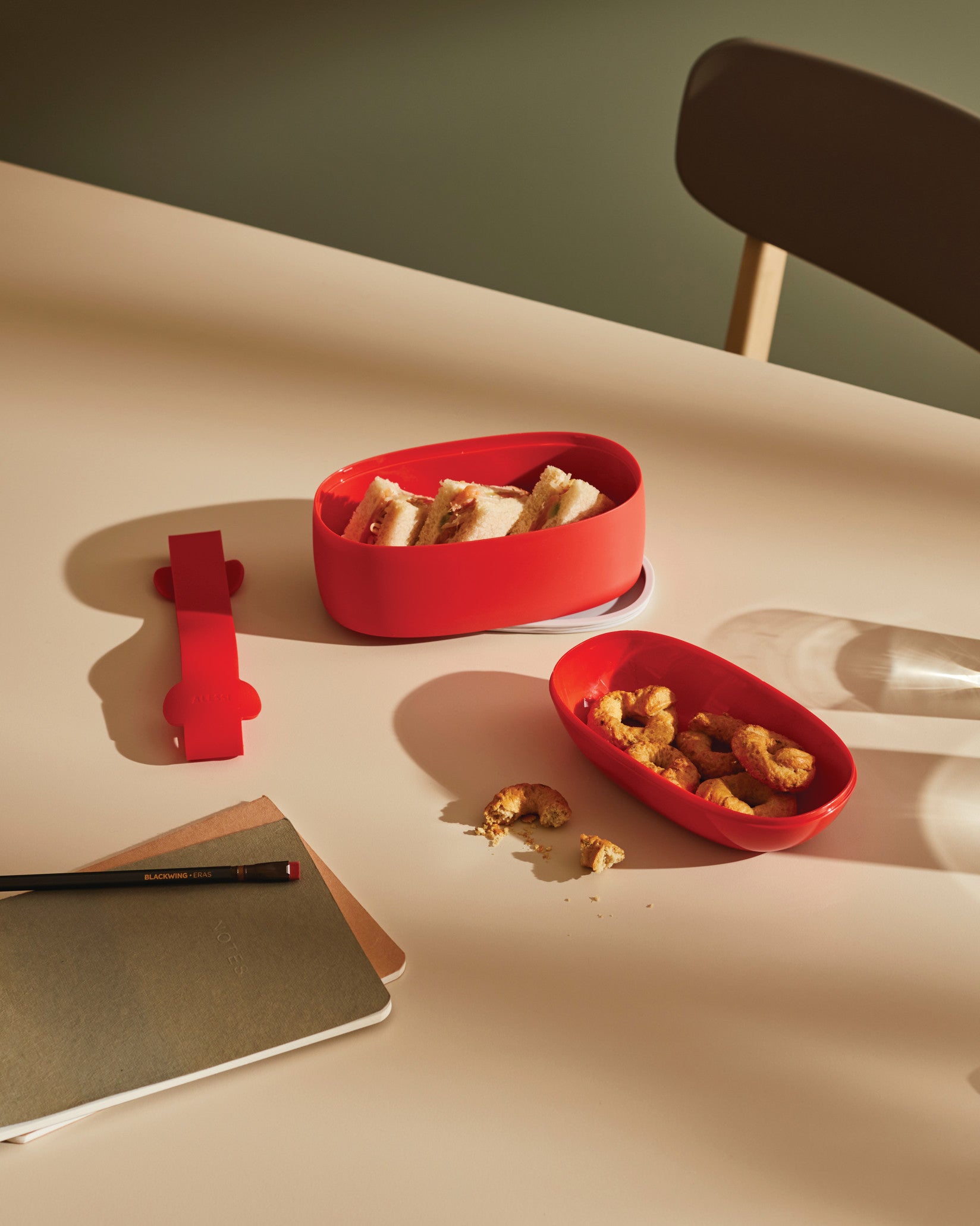 Food à porter red Lunch box Alessi 1