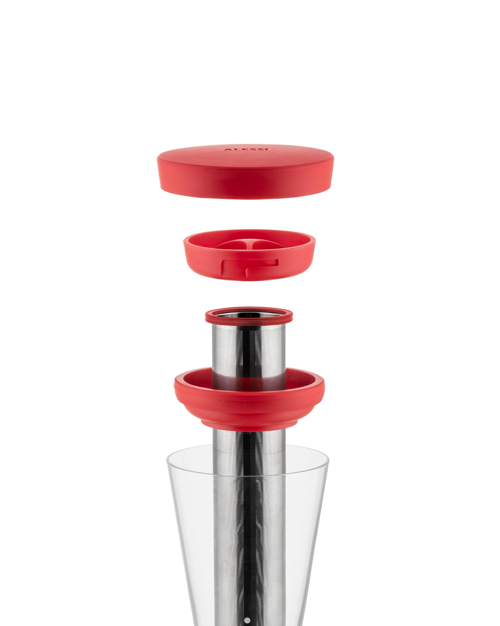 Mazagran brown Cold brew coffee carafe Alessi