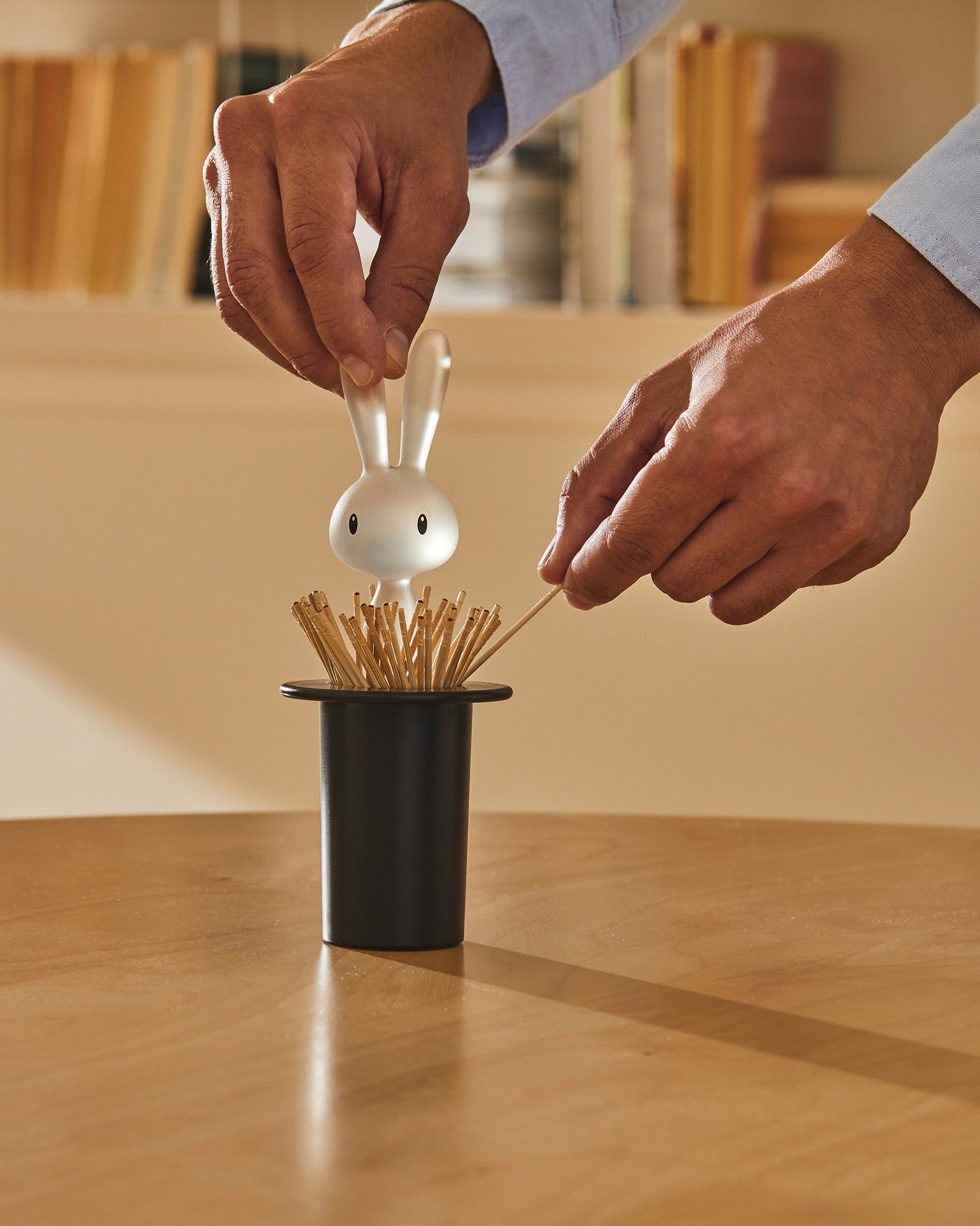 Magic Bunny green Toothpick holder Alessi