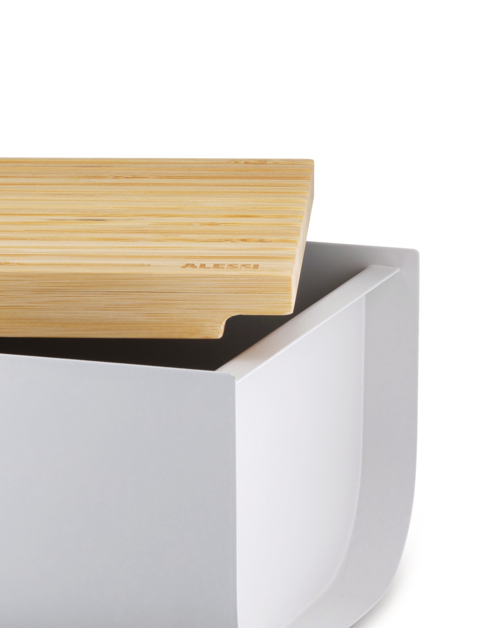Mattina Dark Grey Bread bin Alessi 2